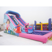 inflatable water slide